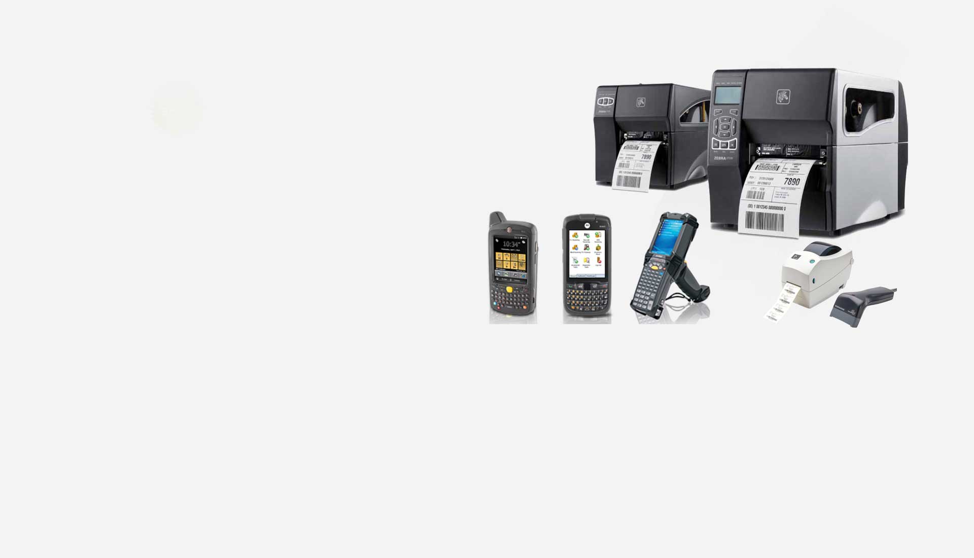 Barcode Printer, Scanner and PDA